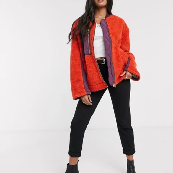 NWT Women’s Free People Rivington Sherpa Jacket - Picture 2 of 5